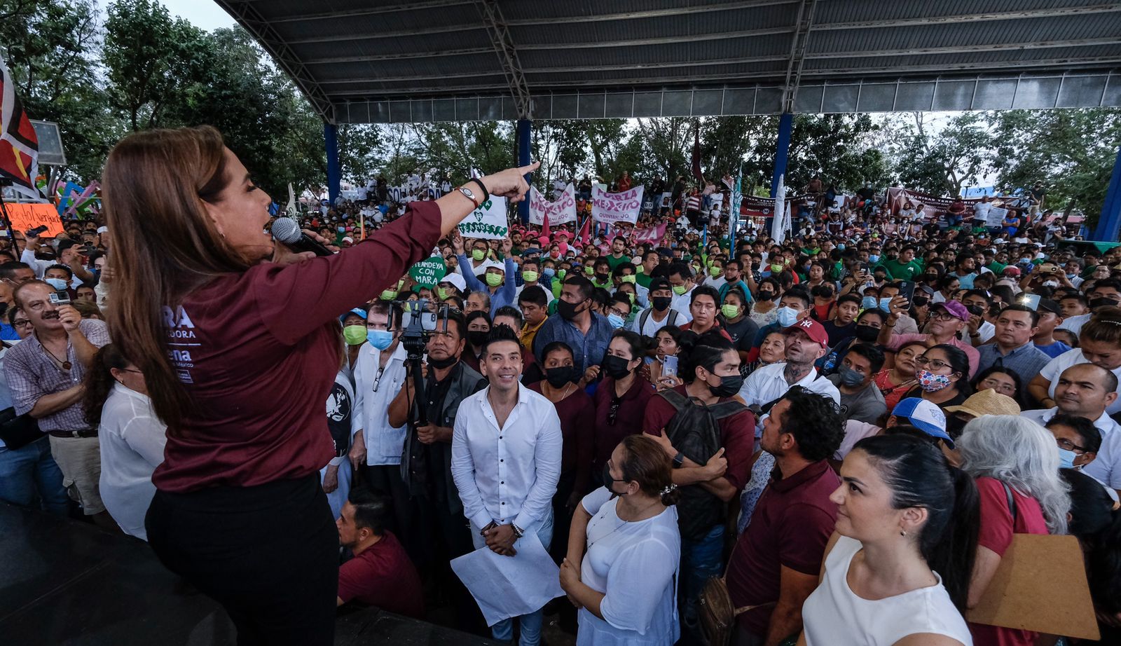 Con la Cuarta Transformación, Quintana Roo tendrá un gobierno que velará por los intereses de la gente: Mara Lezama.