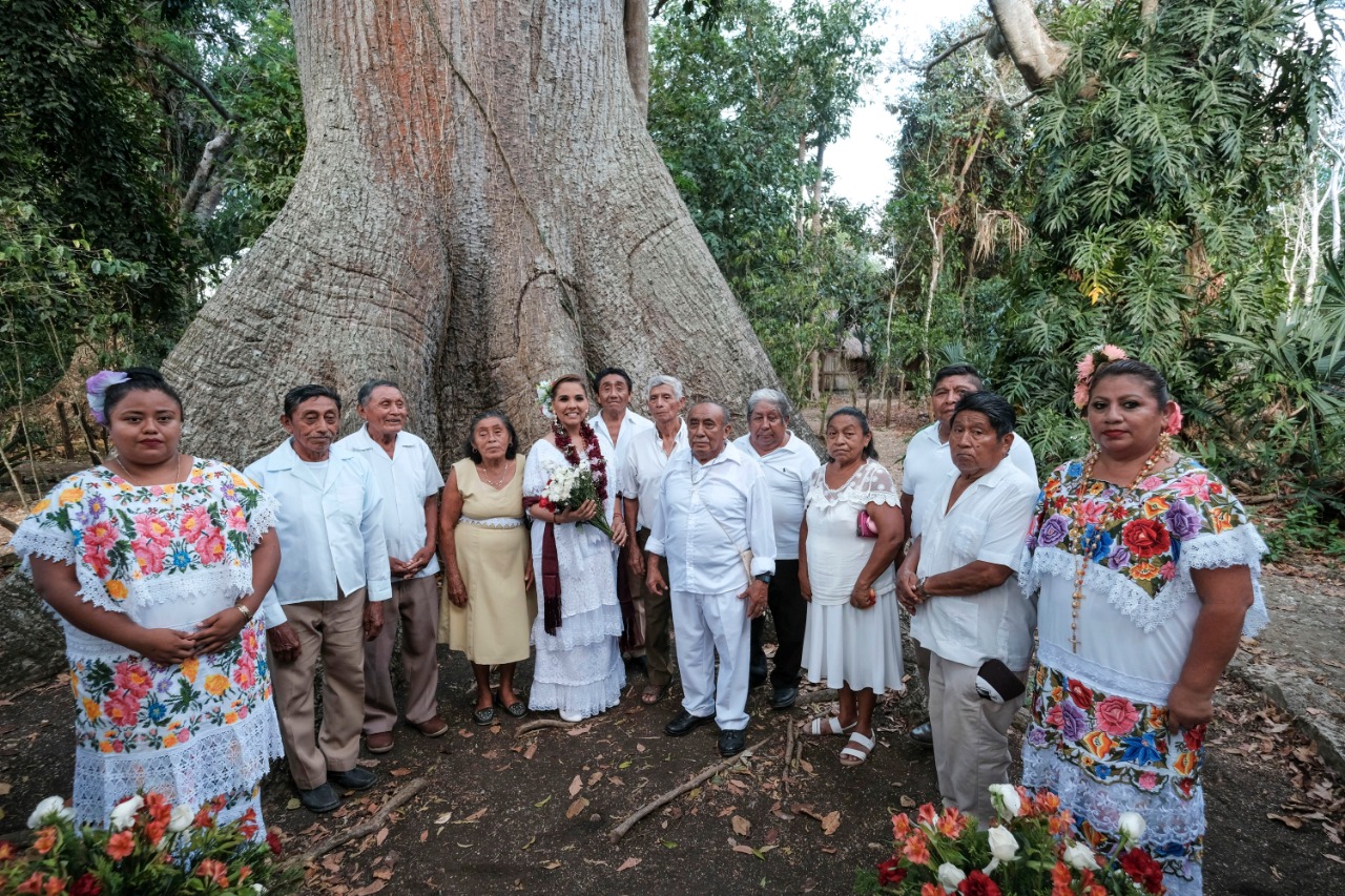 Reconoce Mara Lezama a la Comunidad Maya del Solferino