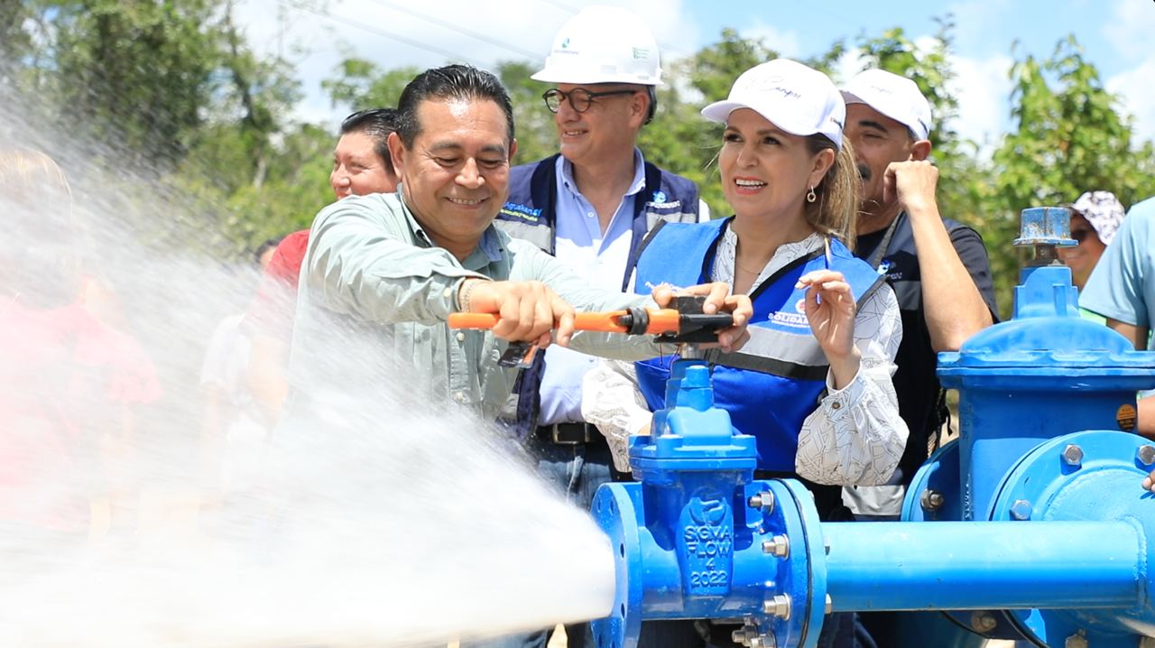 Más agua potable para todos y todas: Lili Campos