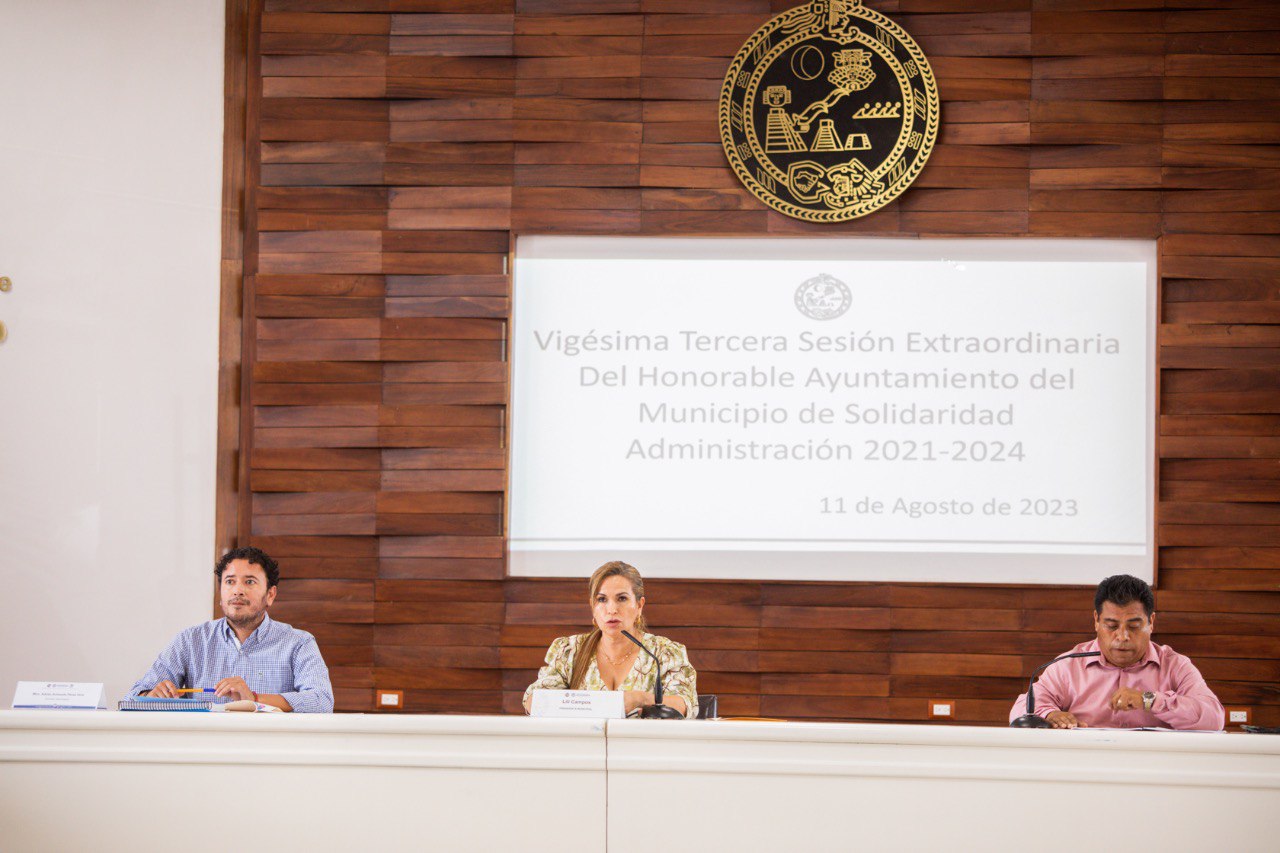 Se formalizaron cambios en el Ayuntamiento de Solidaridad